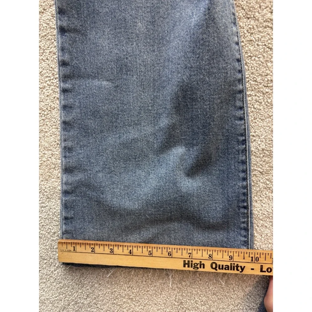Seven 7 Jeans Wmns 12 (Fits 33x32) Blue Denim Distressed Felicity Slim Flare NEW - Picture 10 of 10